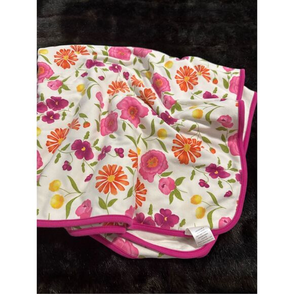 Vintage Gymboree Blanket 2005 Summer Bouquet floral flowers - Picture 2 of 5